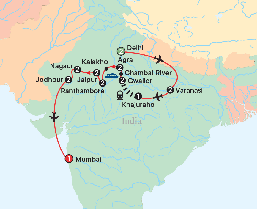 Map - India In-Style